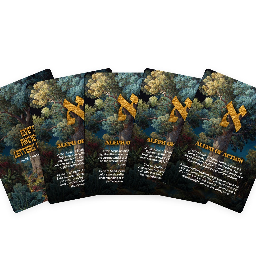 Eve's Ancient Letters Oracle - 88 Cards Deck
