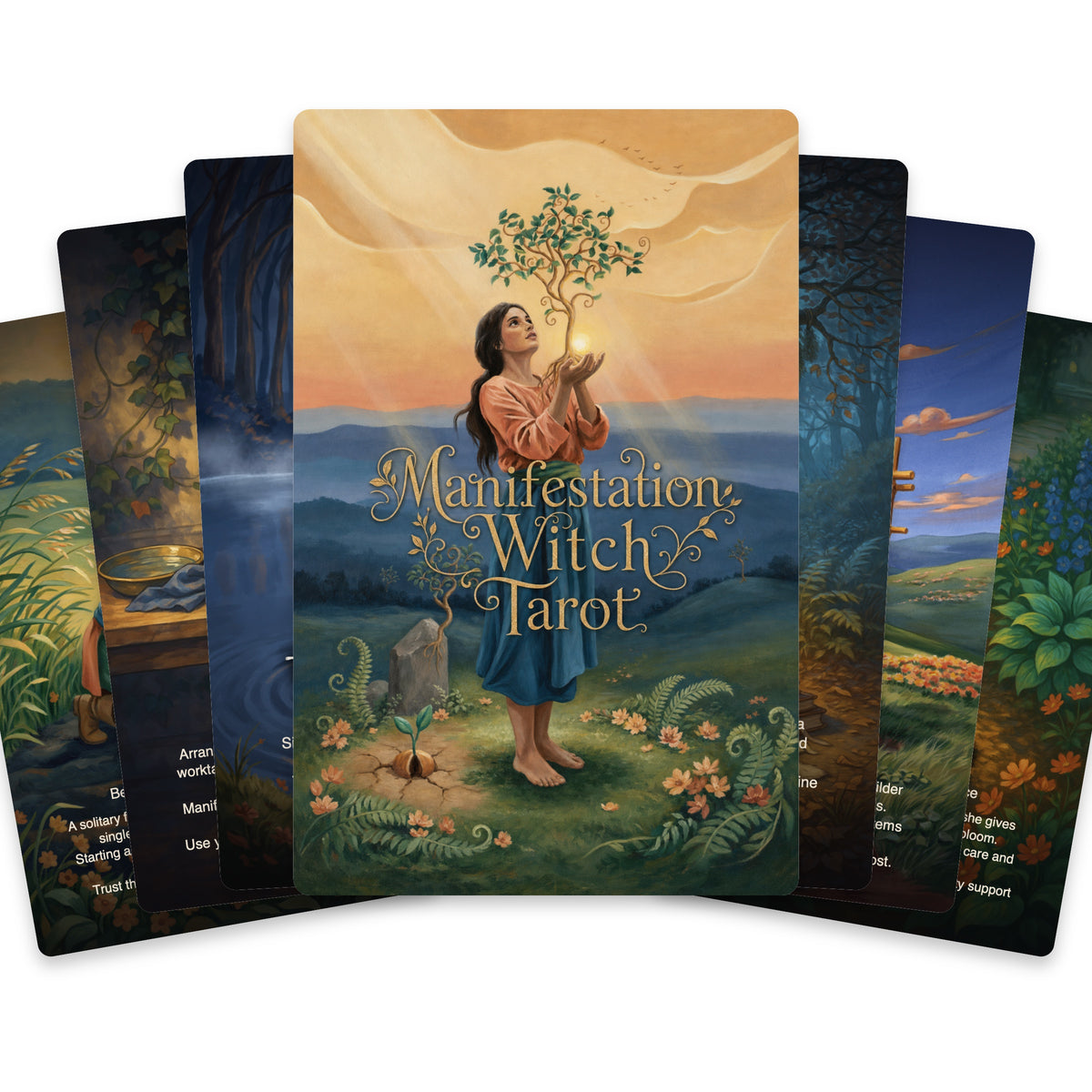 Manifestation Witch Tarot — arrangement 1