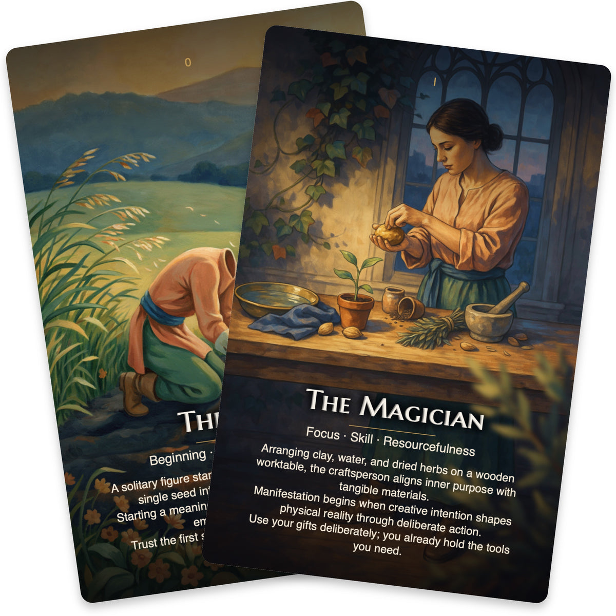 Manifestation Witch Tarot — arrangement 10