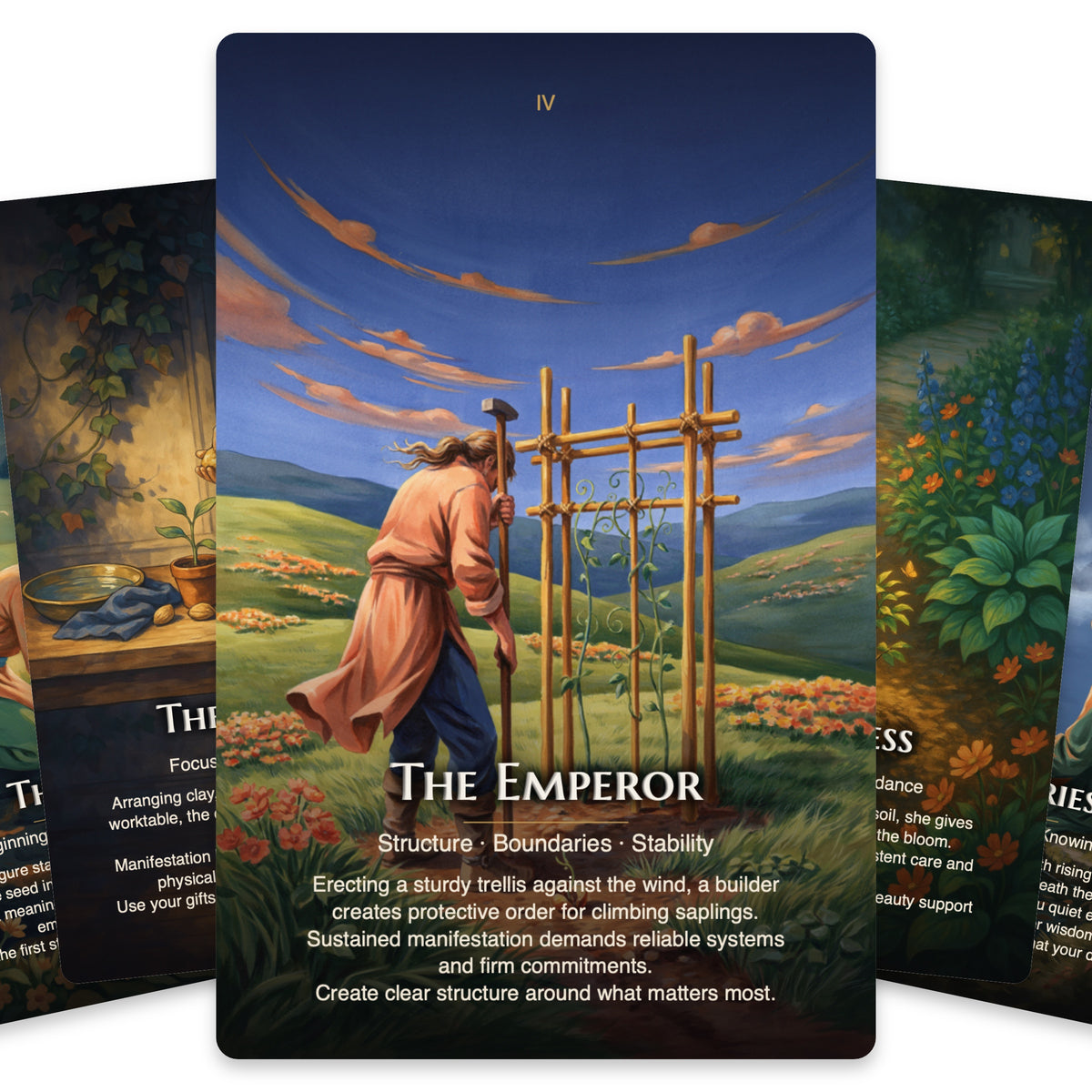 Manifestation Witch Tarot — arrangement 3