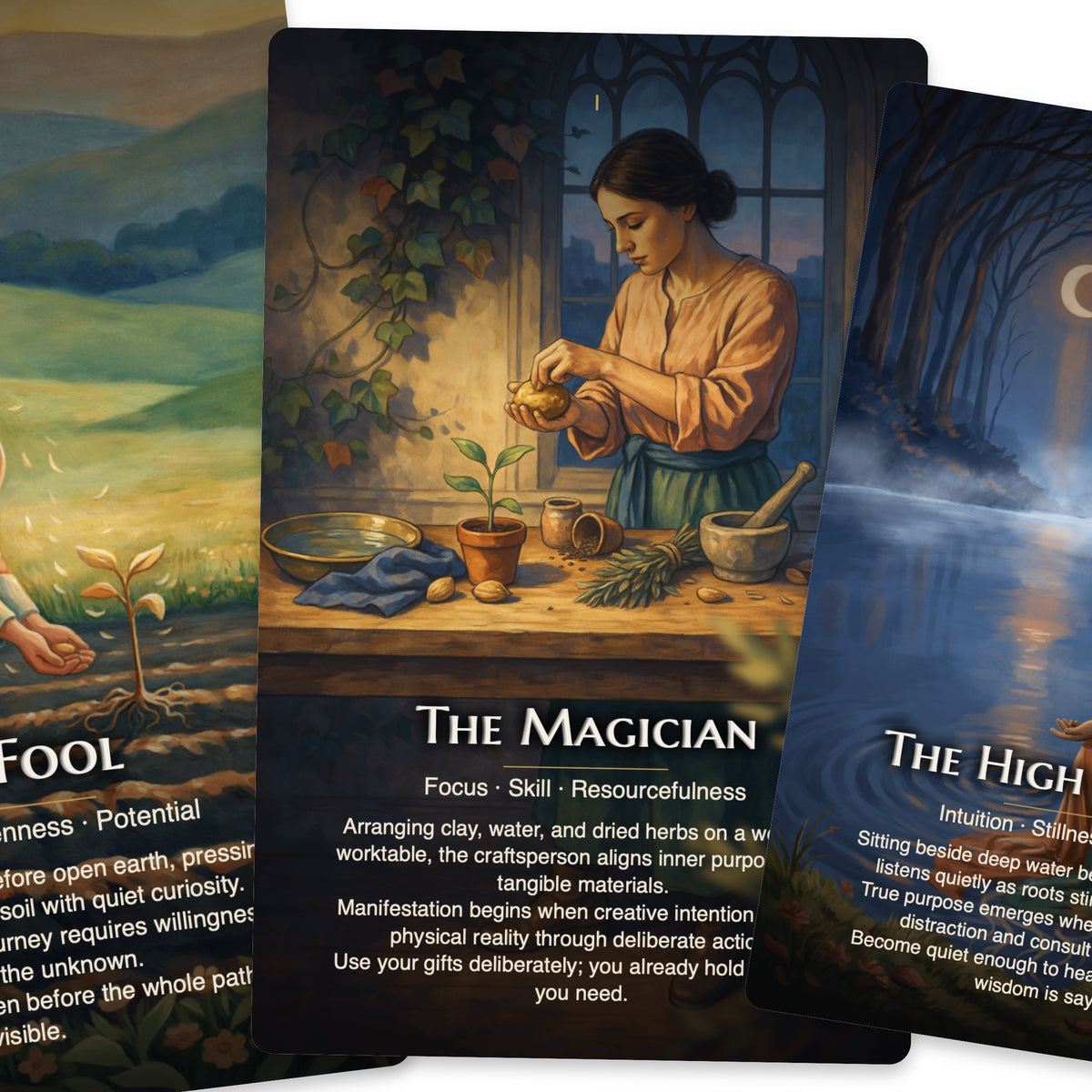 Manifestation Witch Tarot — arrangement 4