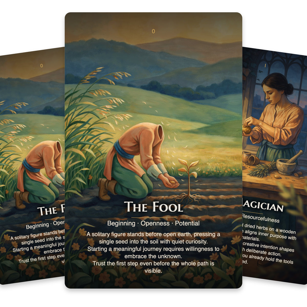 Manifestation Witch Tarot — arrangement 5