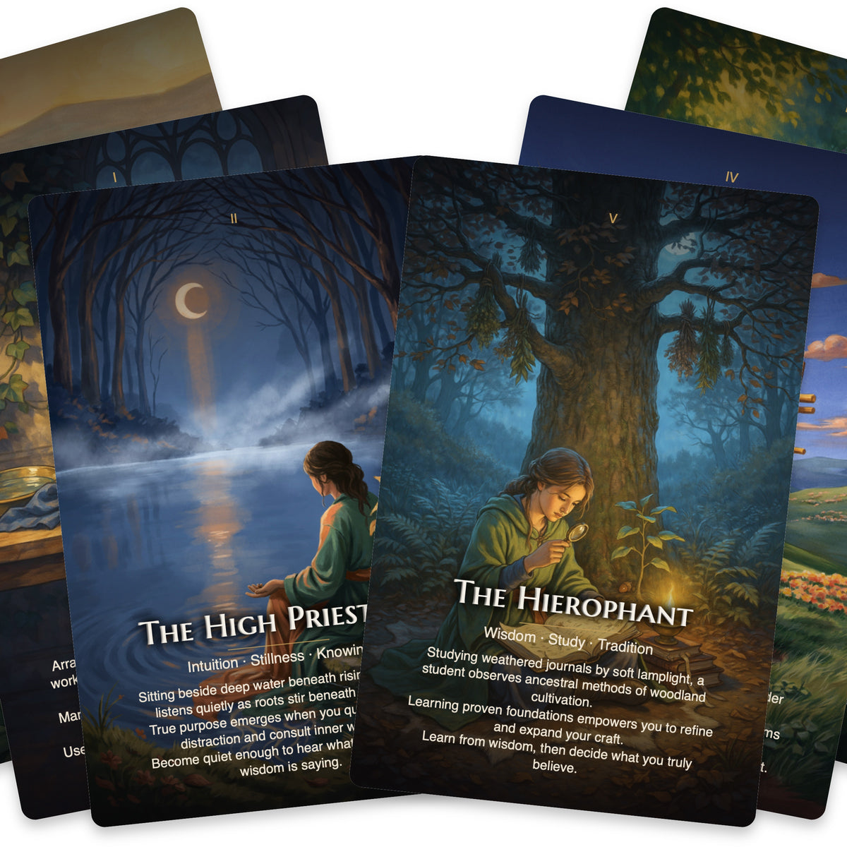 Manifestation Witch Tarot — arrangement 6