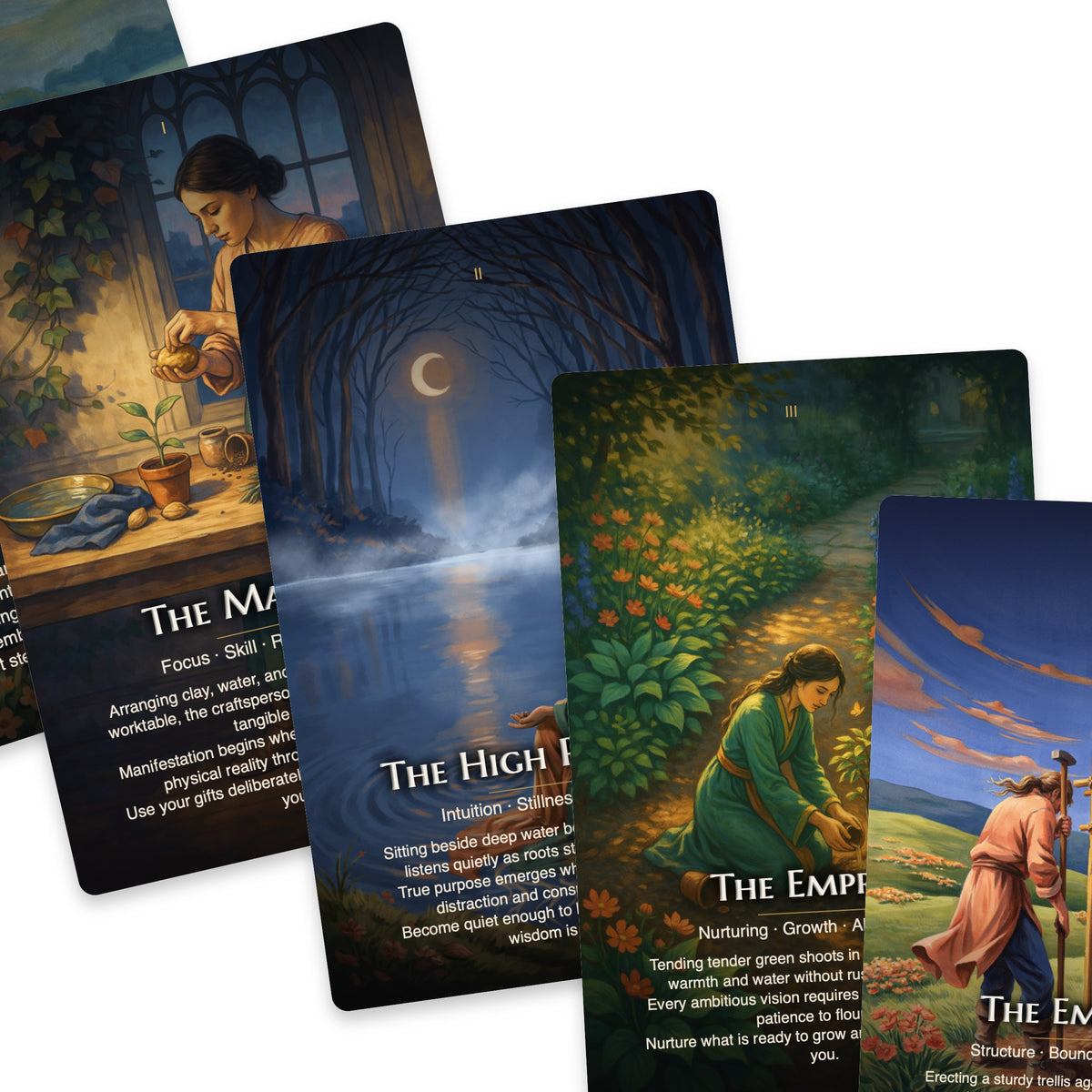 Manifestation Witch Tarot — arrangement 8