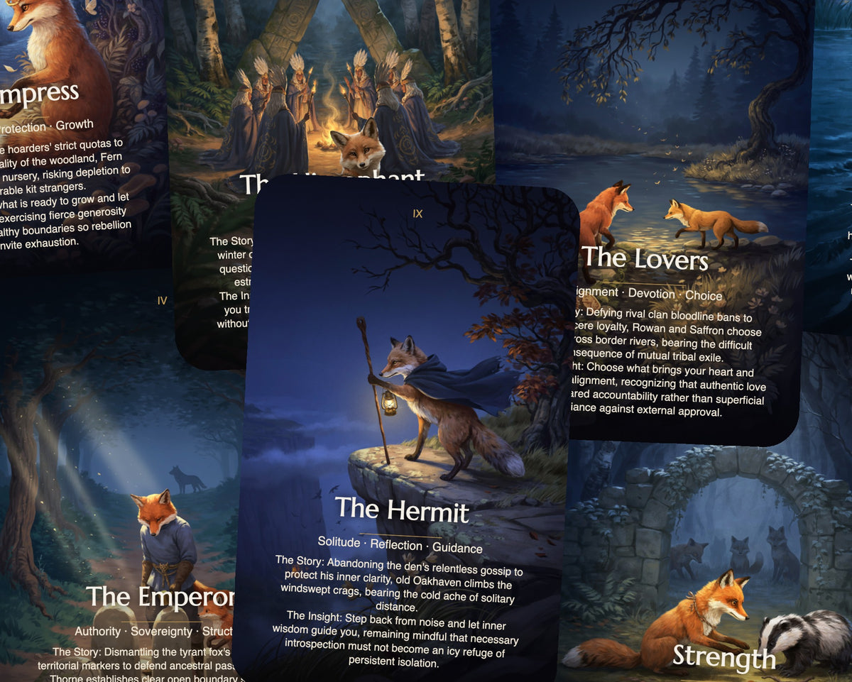 Rebel Foxes Tarot — arrangement 2