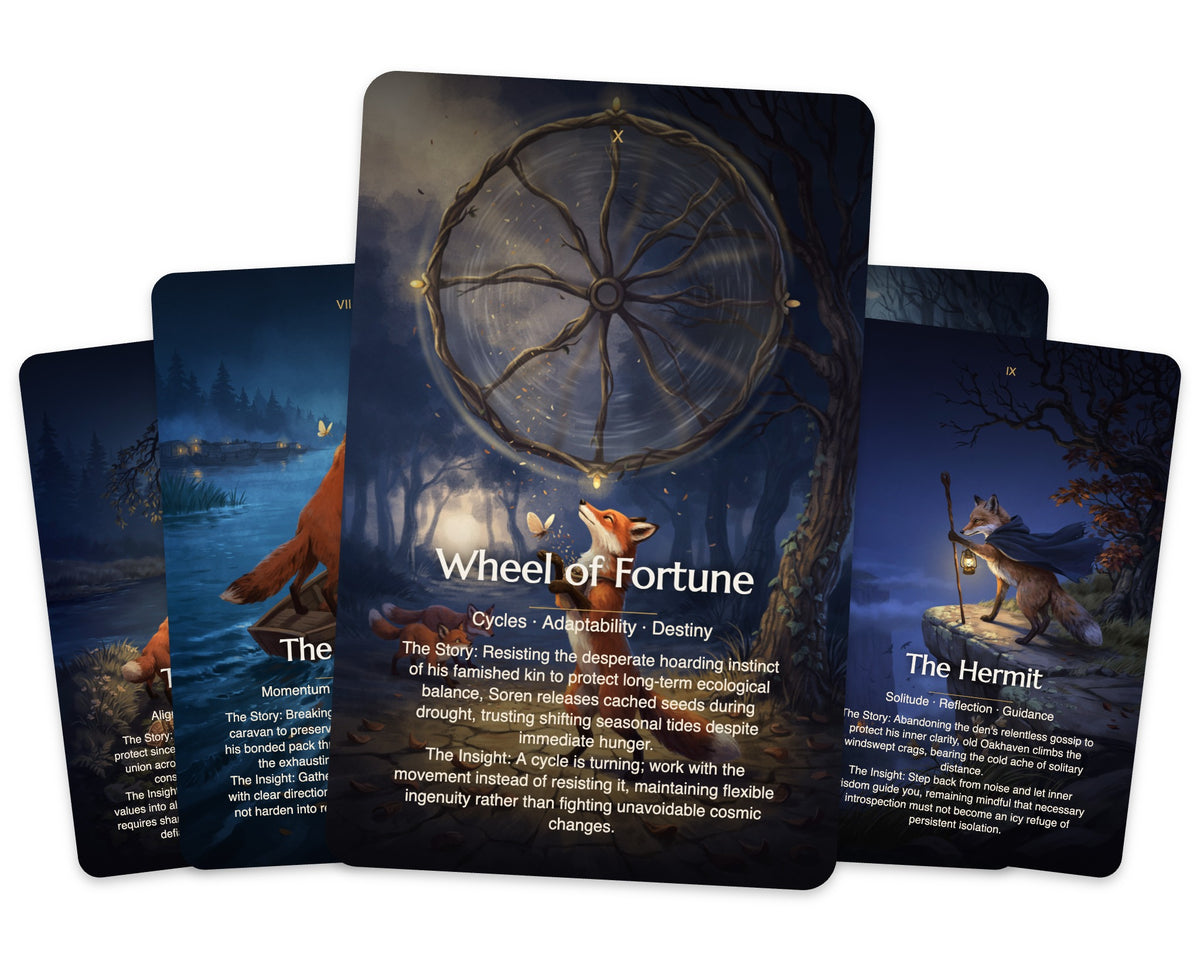 Rebel Foxes Tarot — arrangement 3