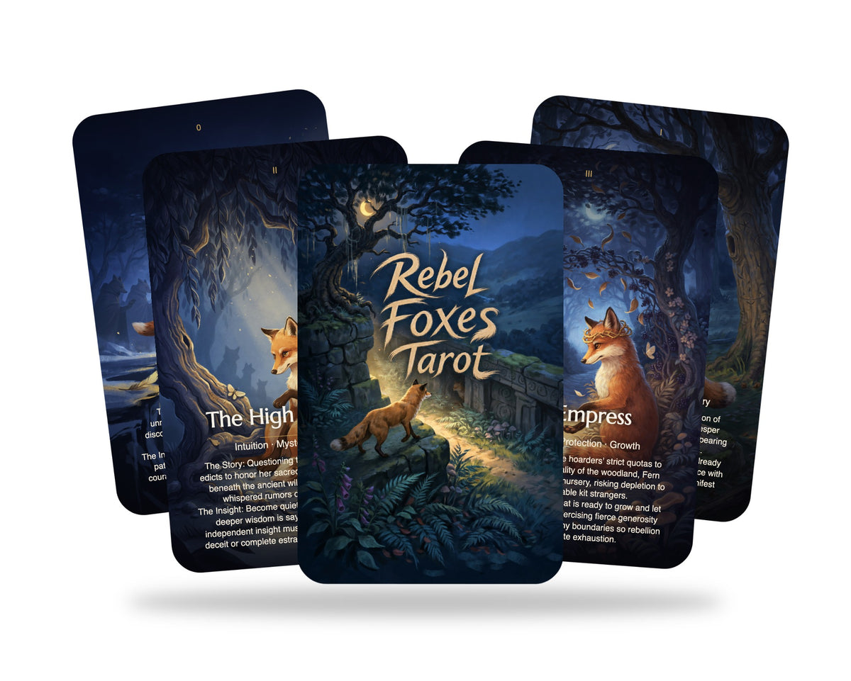 Rebel Foxes Tarot — arrangement 5