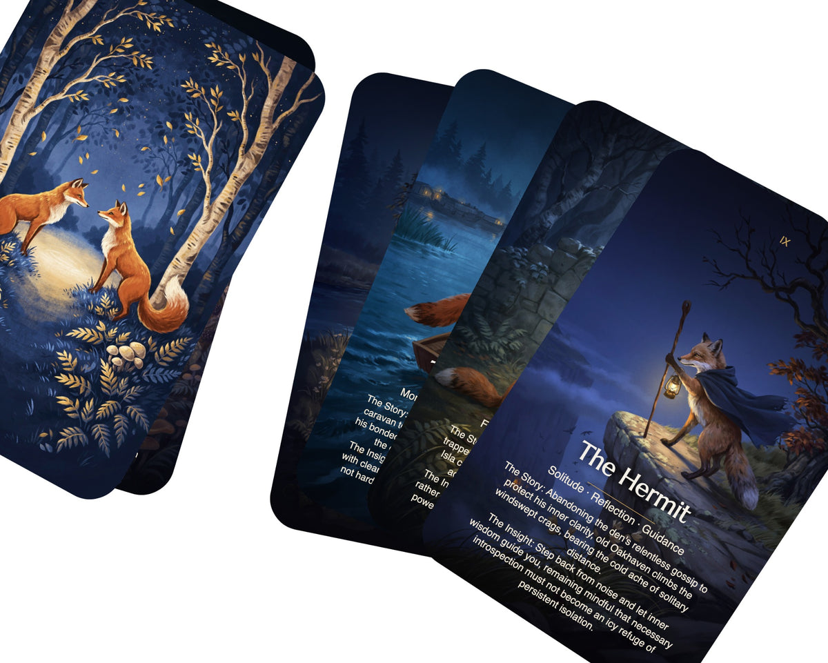 Rebel Foxes Tarot — arrangement 6
