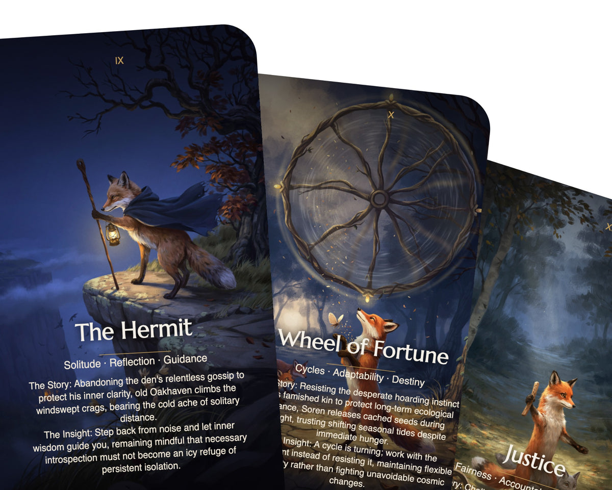 Rebel Foxes Tarot — arrangement 8