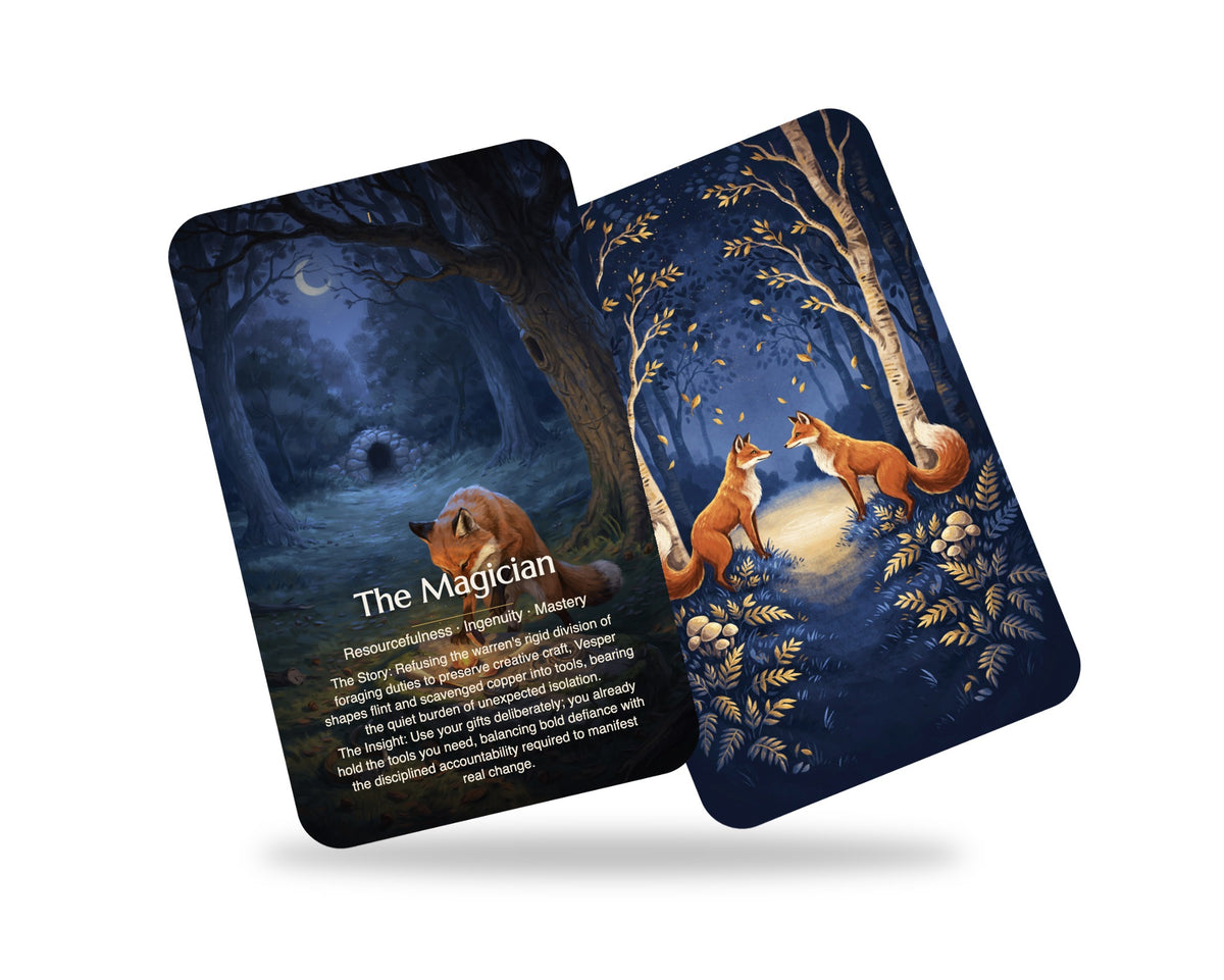 Rebel Foxes Tarot — arrangement 9