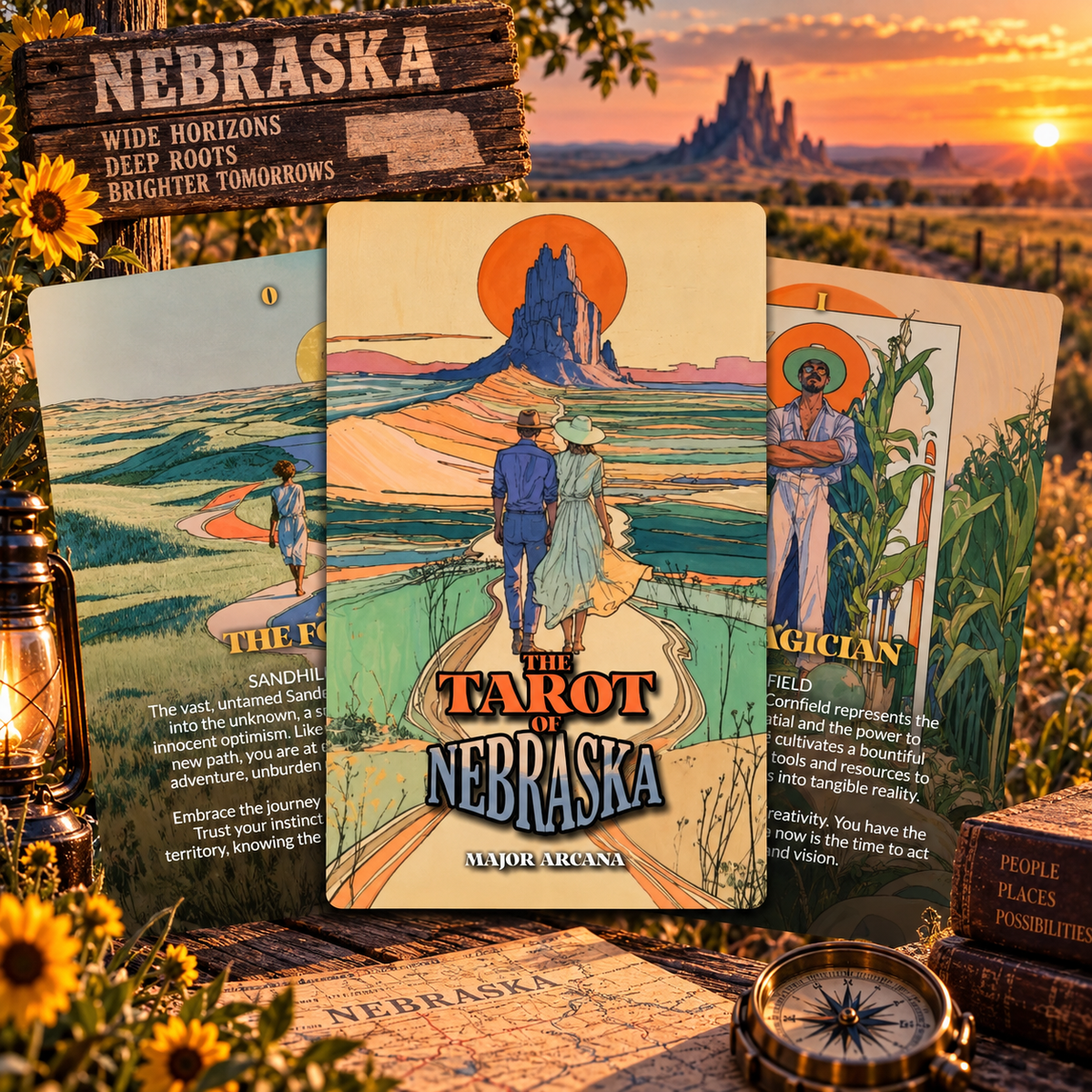 The Tarot of Nebraska - The 22 Major Arcana
