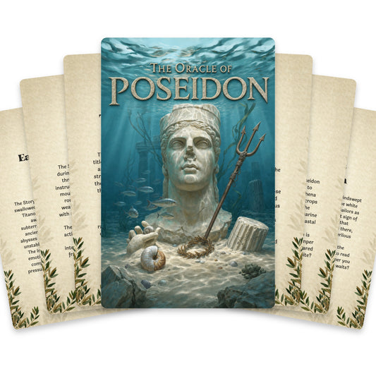 The Oracle of Poseidon – Greek Sea God Oracle Cards, 22-Card Mythology Deck — arrangement 1