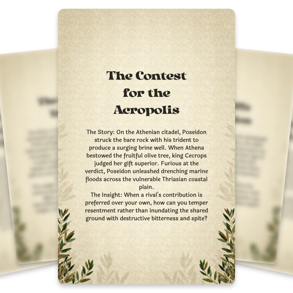 The Oracle of Poseidon – Greek Sea God Oracle Cards, 22-Card Mythology Deck — arrangement 3
