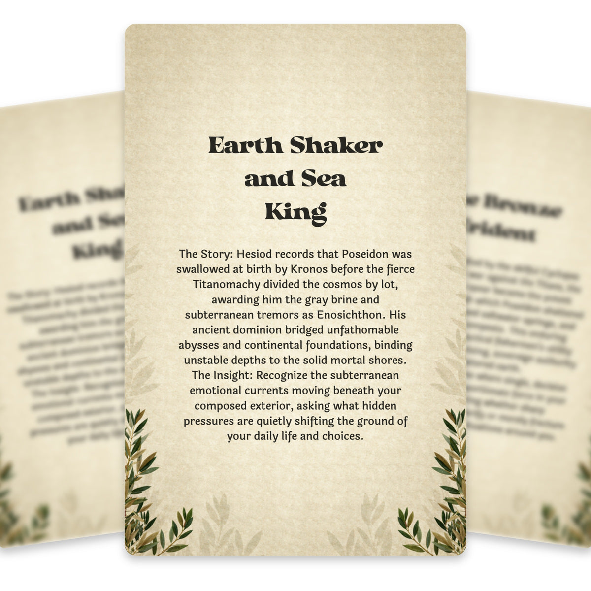 The Oracle of Poseidon – Greek Sea God Oracle Cards, 22-Card Mythology Deck — arrangement 5