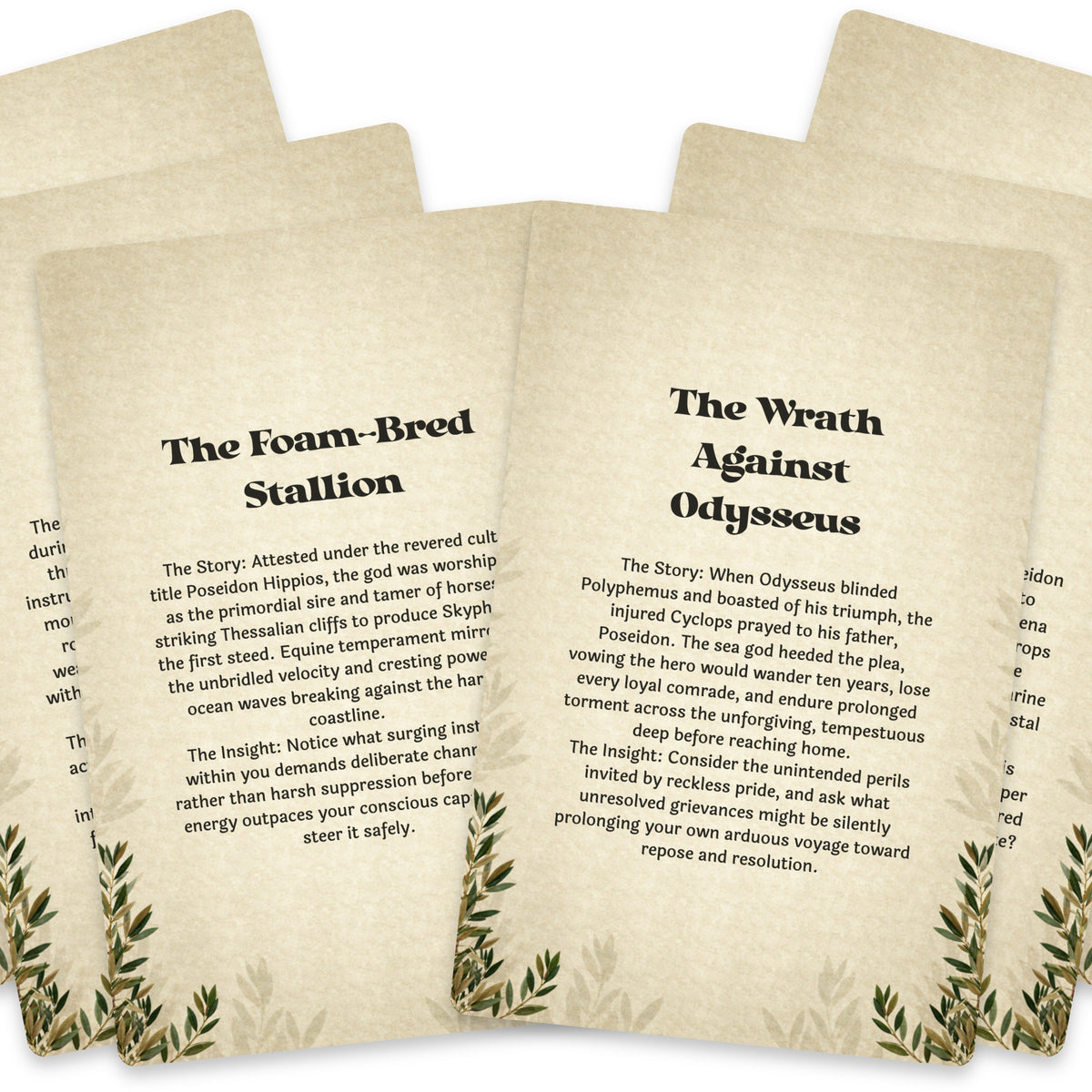 The Oracle of Poseidon – Greek Sea God Oracle Cards, 22-Card Mythology Deck — arrangement 6