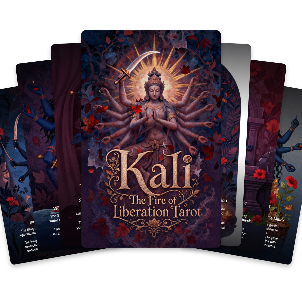 Kali The Fire of Liberation Tarot — arrangement 2