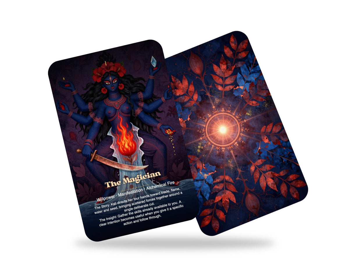 Kali The Fire of Liberation Tarot — arrangement 8