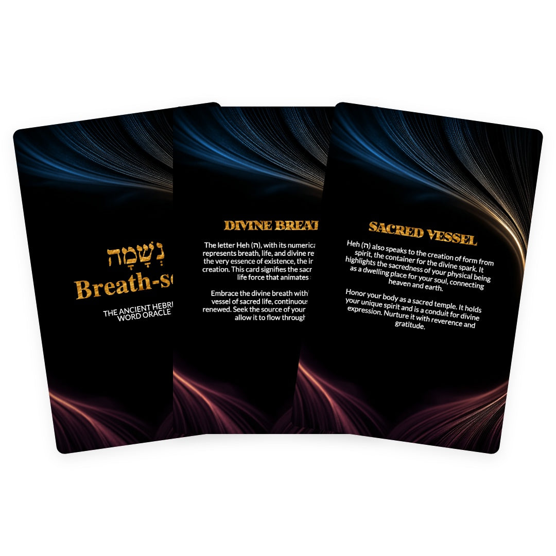 Neshama / Breath-soul - The Ancient Hebrew  Word Oracle