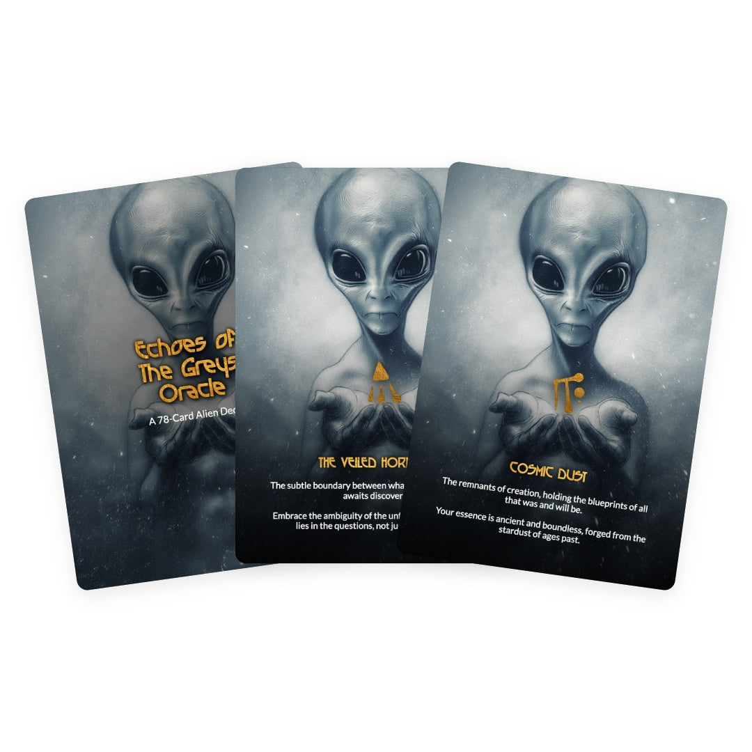 Echoes of The Greys - Oracle Cards - 78 Cards