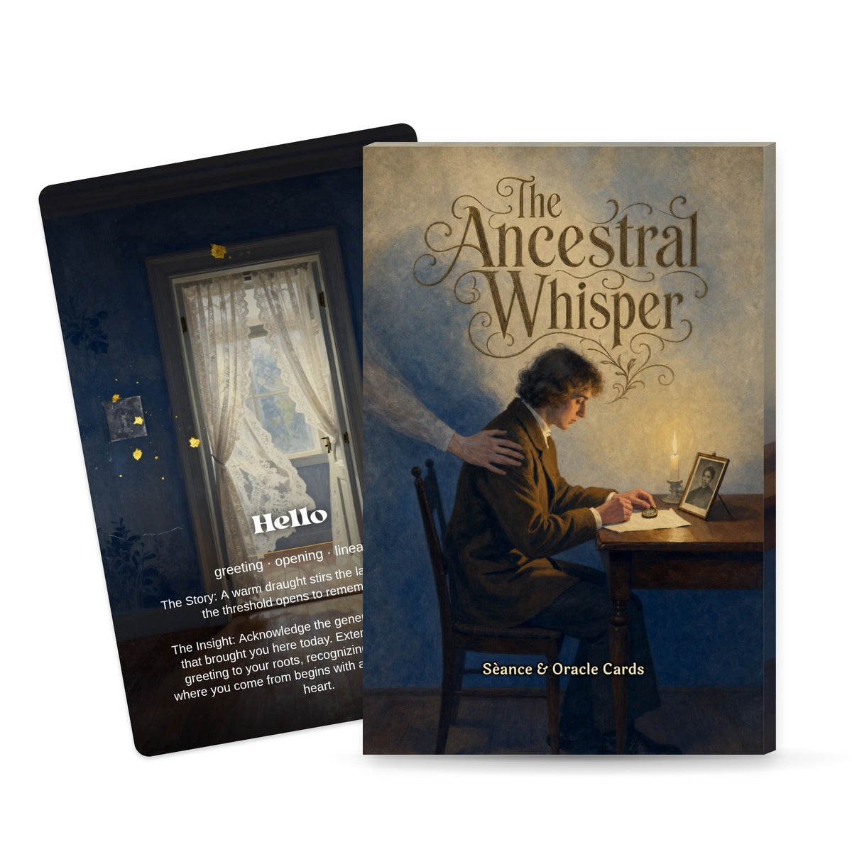 The Ancestral Whisper - 24 Séance & Oracle Cards — arrangement 1