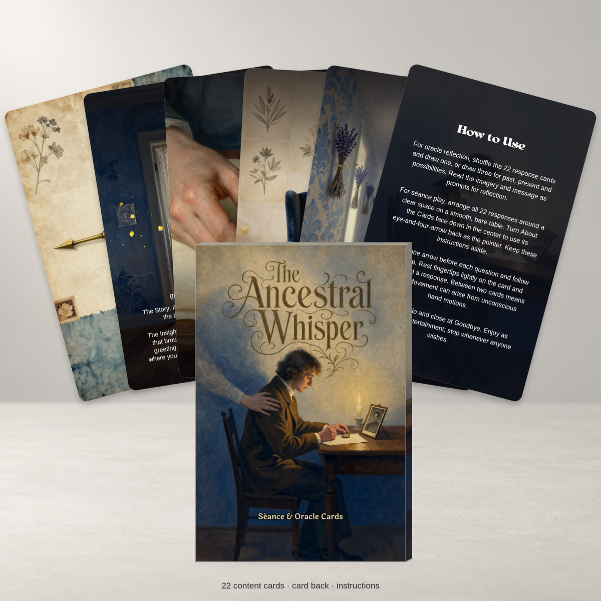 The Ancestral Whisper - 24 Séance & Oracle Cards — arrangement 4