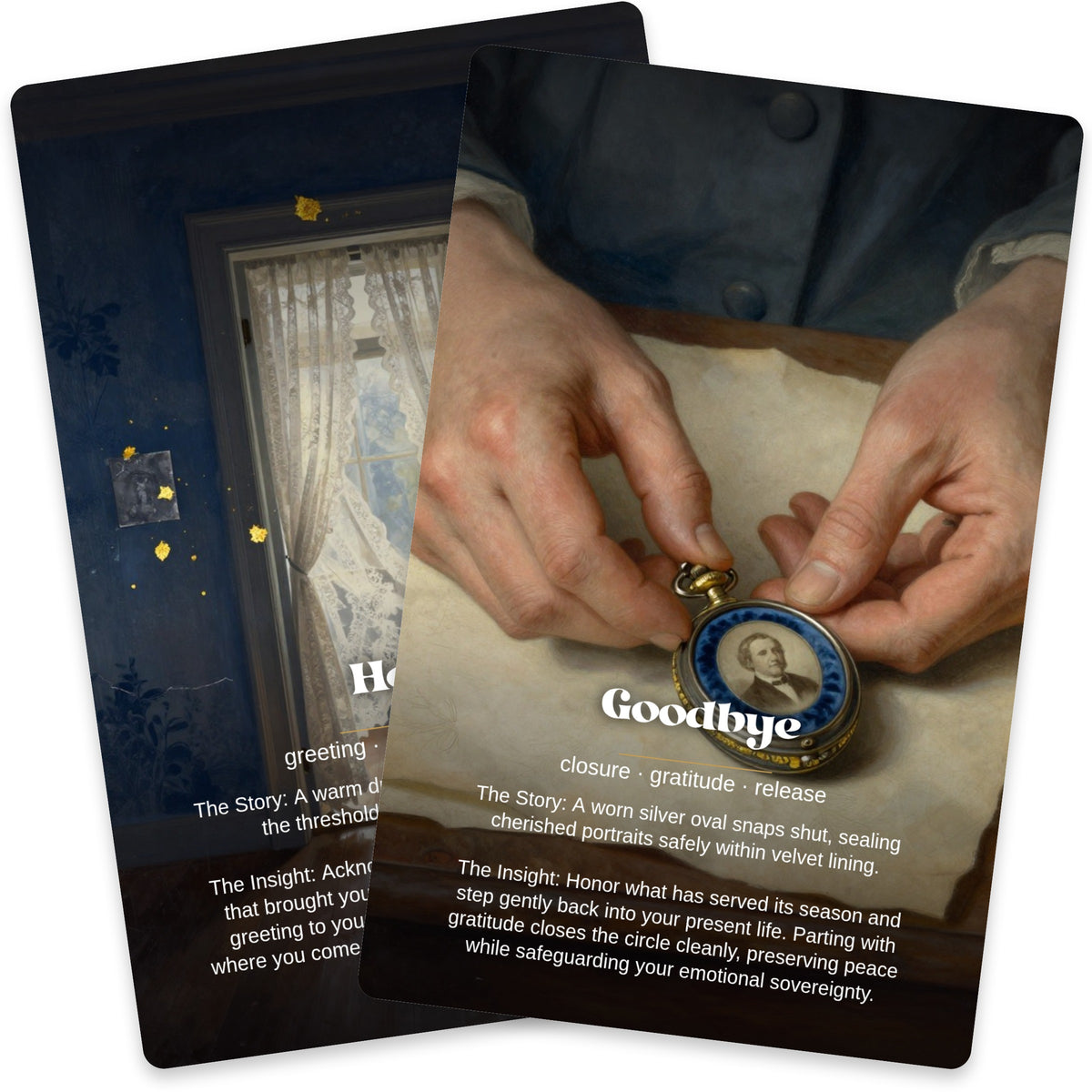 The Ancestral Whisper - 24 Séance & Oracle Cards — arrangement 6