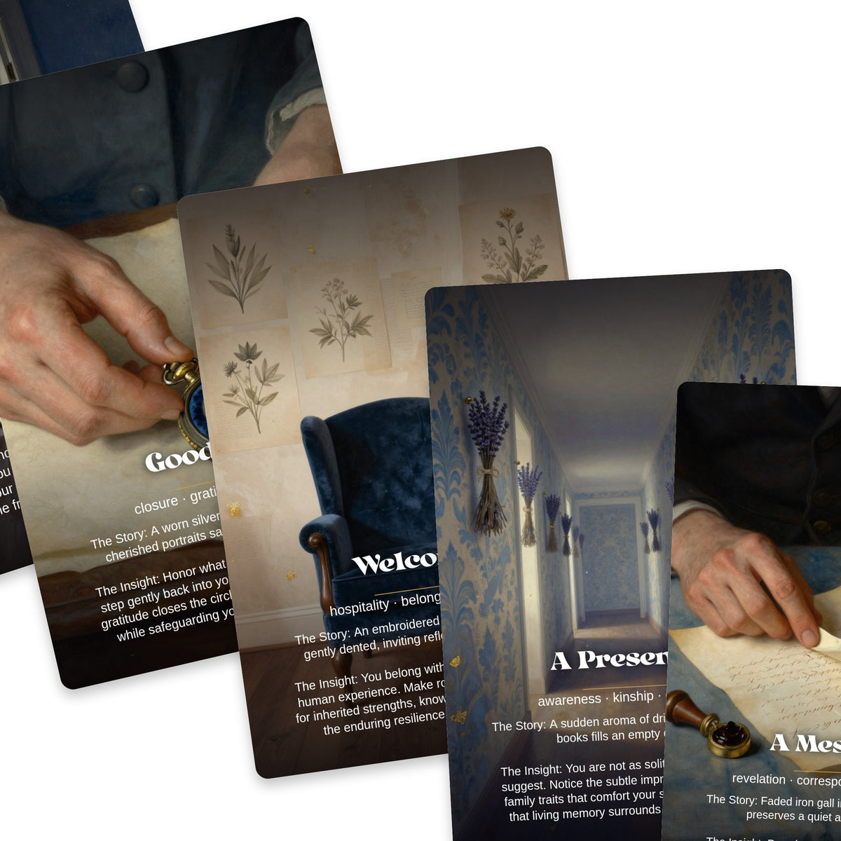 The Ancestral Whisper - 24 Séance & Oracle Cards — arrangement 8