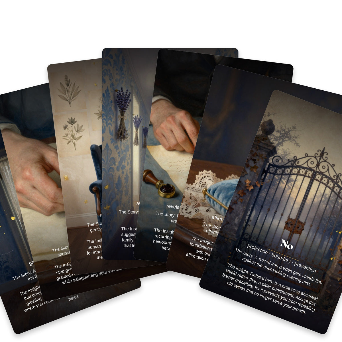 The Ancestral Whisper - 24 Séance & Oracle Cards — arrangement 9