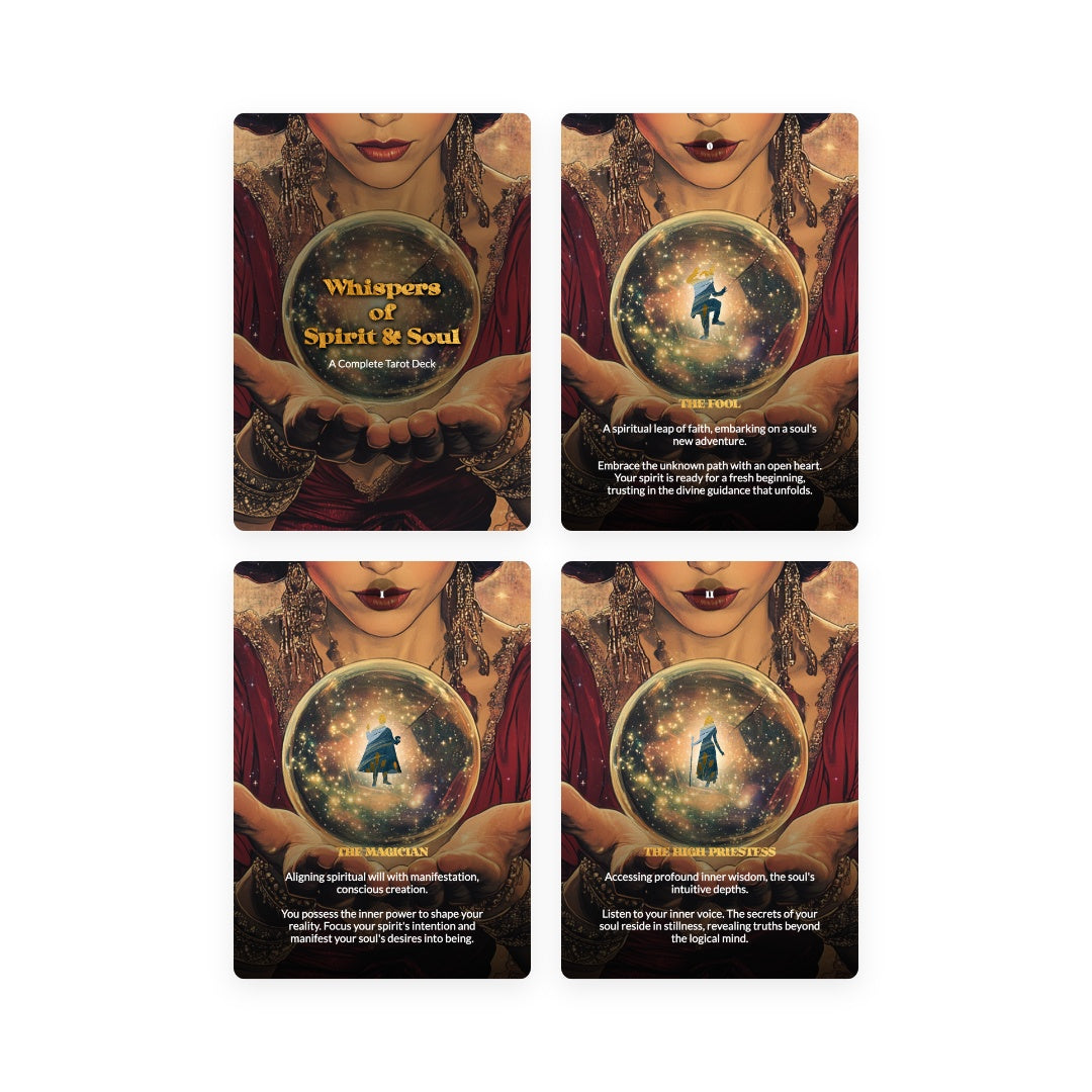 Whispers of Spirit & Soul - Tarot cards