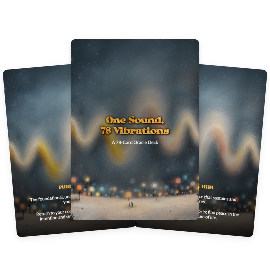 One Sound, 78 Vibrations - Oracle Cards