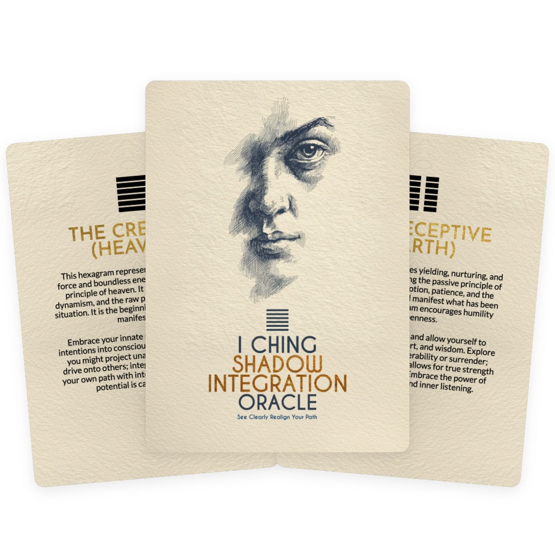 I Ching Shadow Integration Oracle - 78 Card Oracle Deck