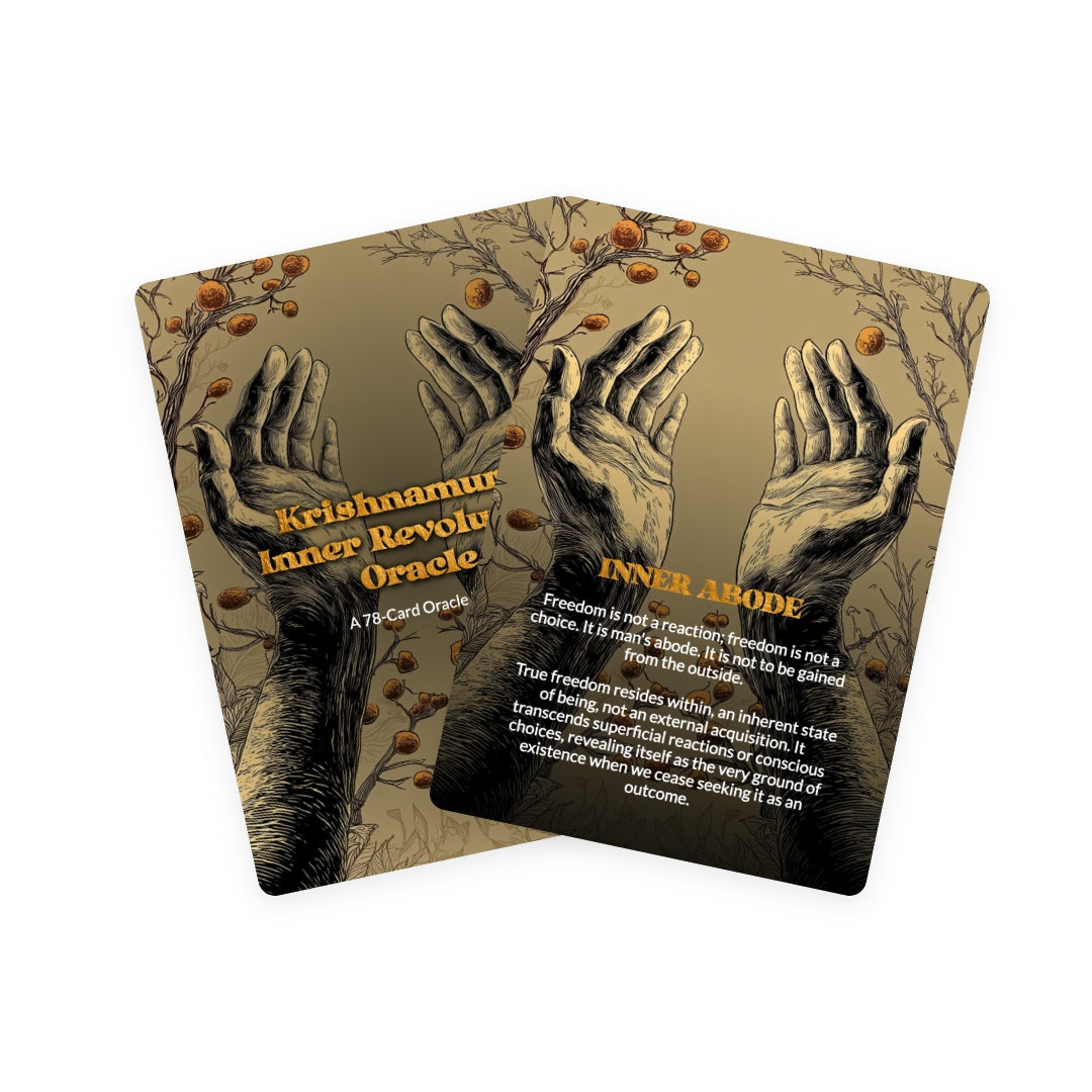 Krishnamurti - Inner Revolution Oracle - 78 Cards
