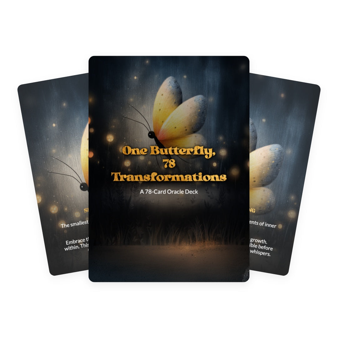 One Butterfly, 78 Transformations - Oracle Cards