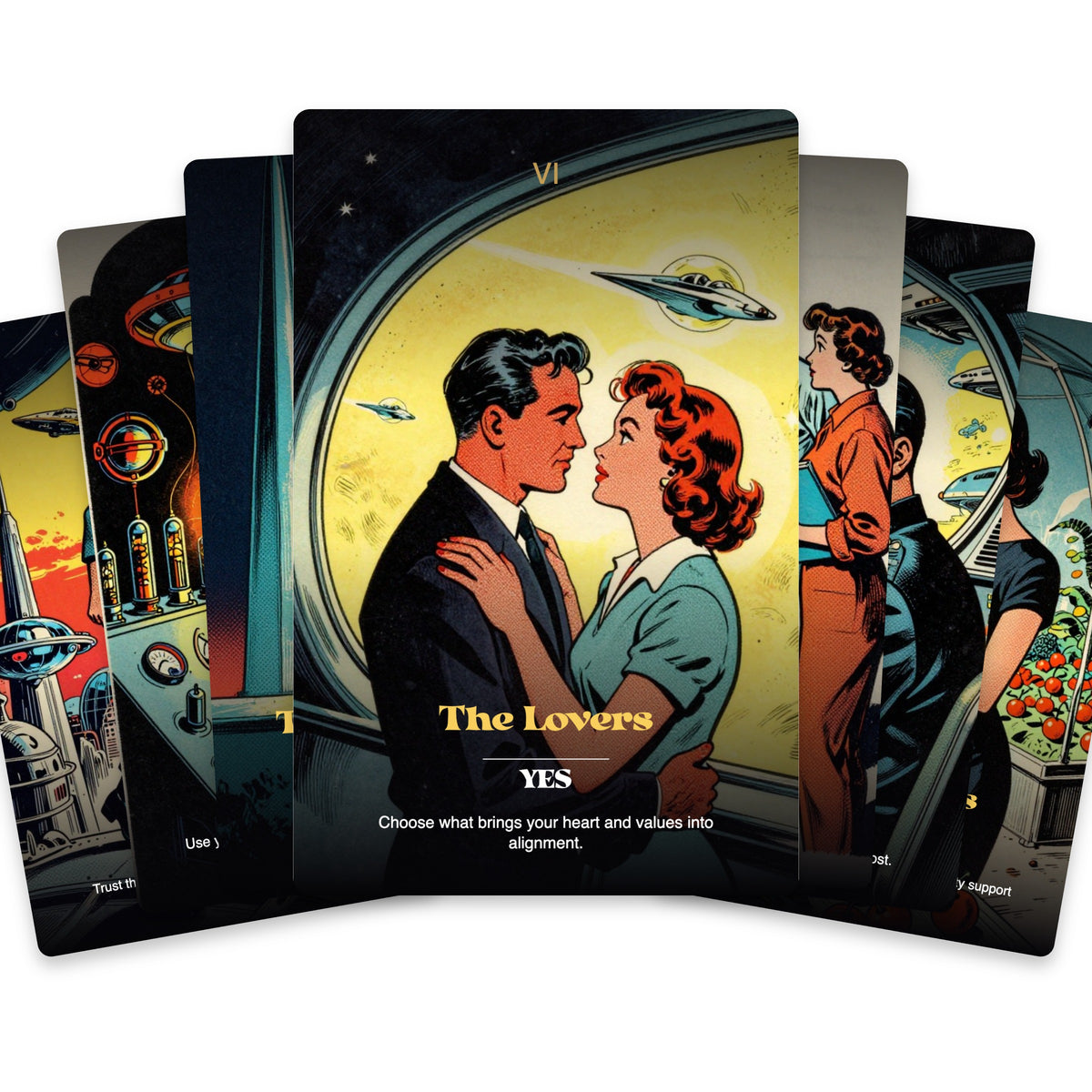 Tomorrow Was Yesterday Tarot — arrangement 2
