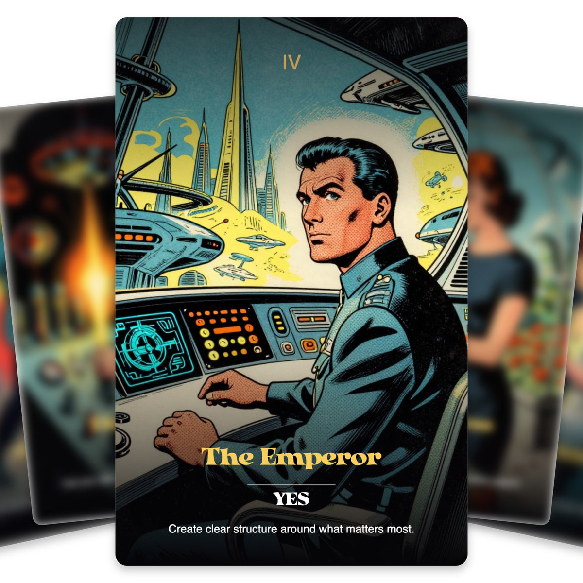 Tomorrow Was Yesterday Tarot — arrangement 3