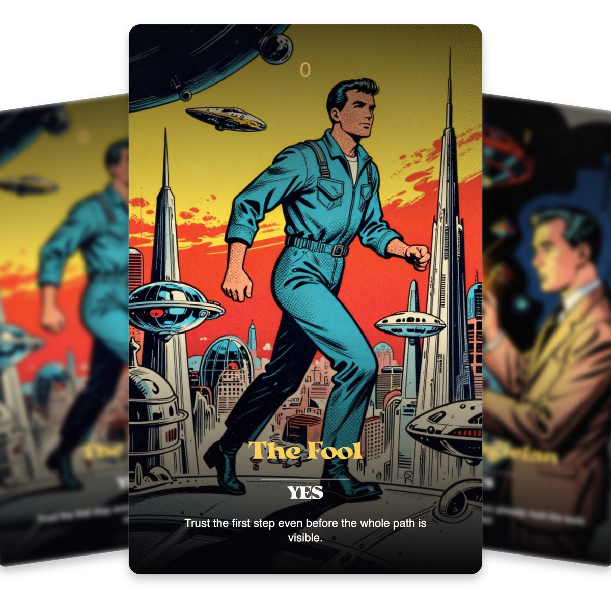 Tomorrow Was Yesterday Tarot — arrangement 5