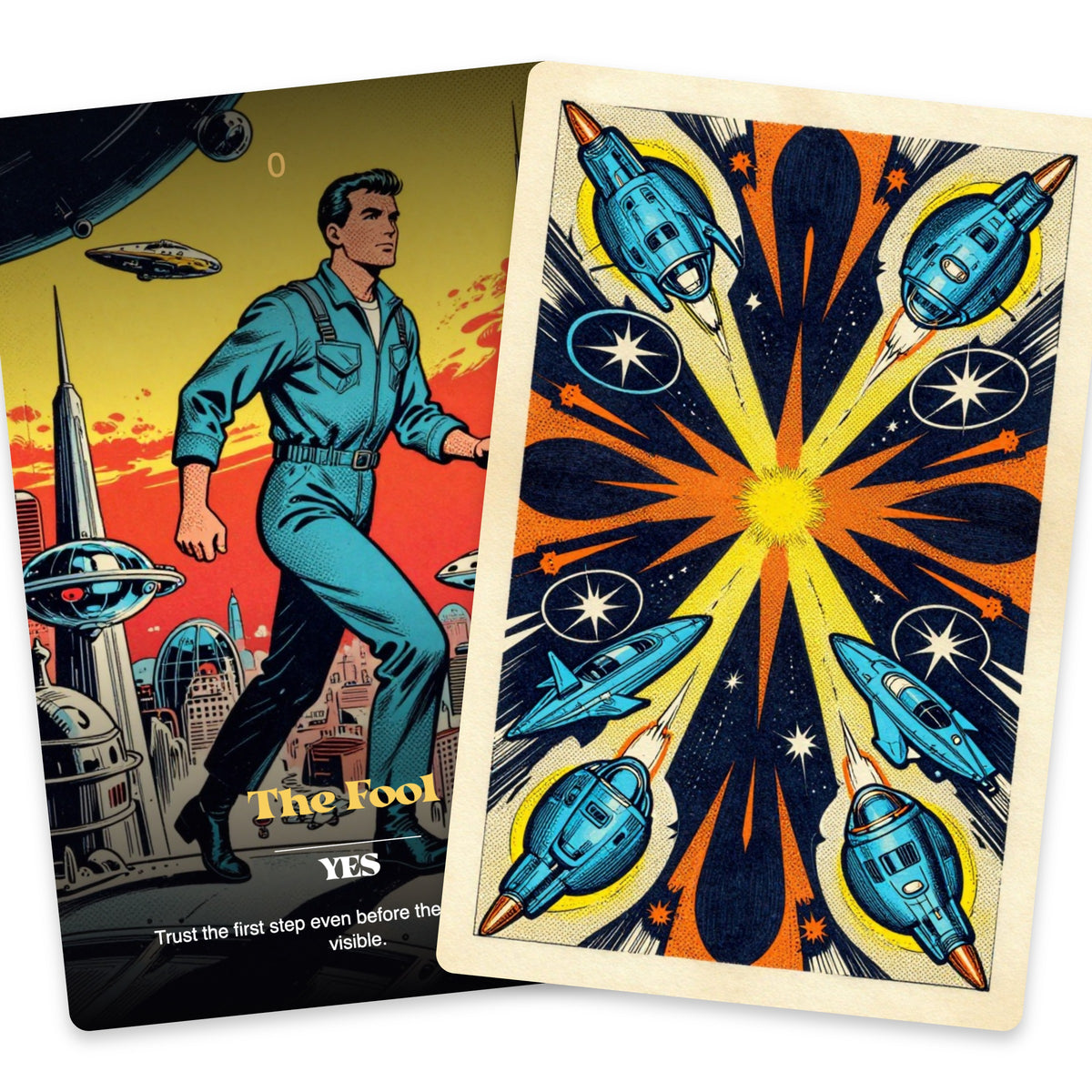 Tomorrow Was Yesterday Tarot — arrangement 7