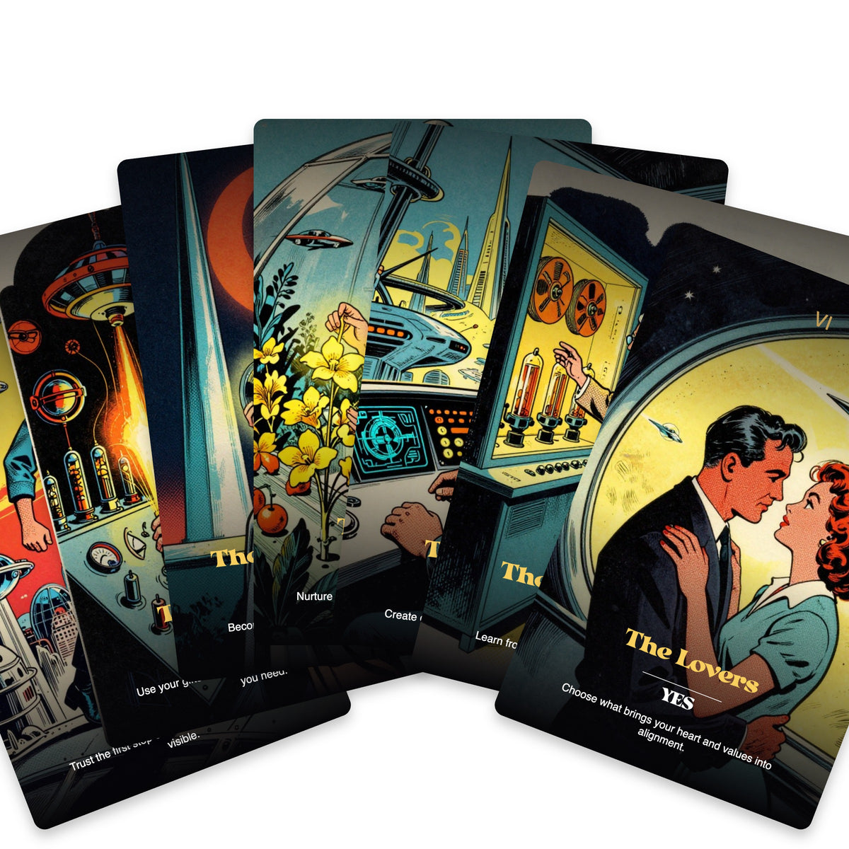 Tomorrow Was Yesterday Tarot — arrangement 9