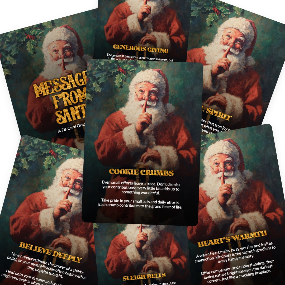 Messages from Santa Oracle - 78 Cards