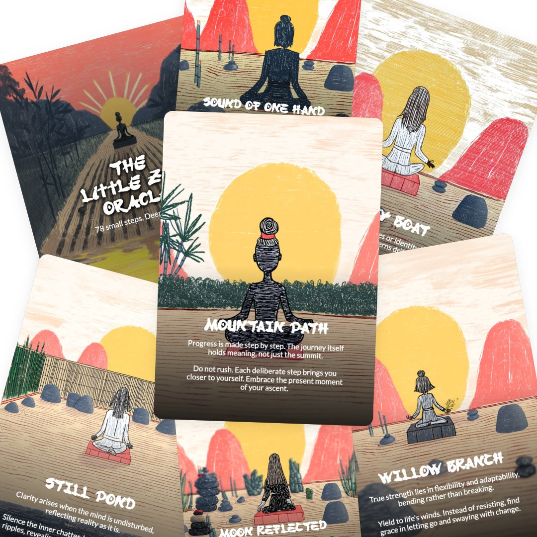 The Little Zen Oracle Deck - 78 small steps. Deep change.