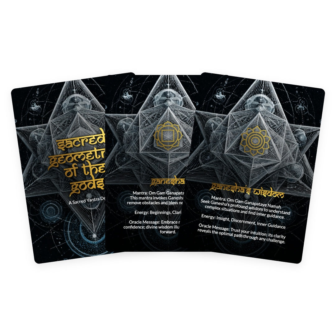 Sacred Geometry of the Gods - 78 Cards