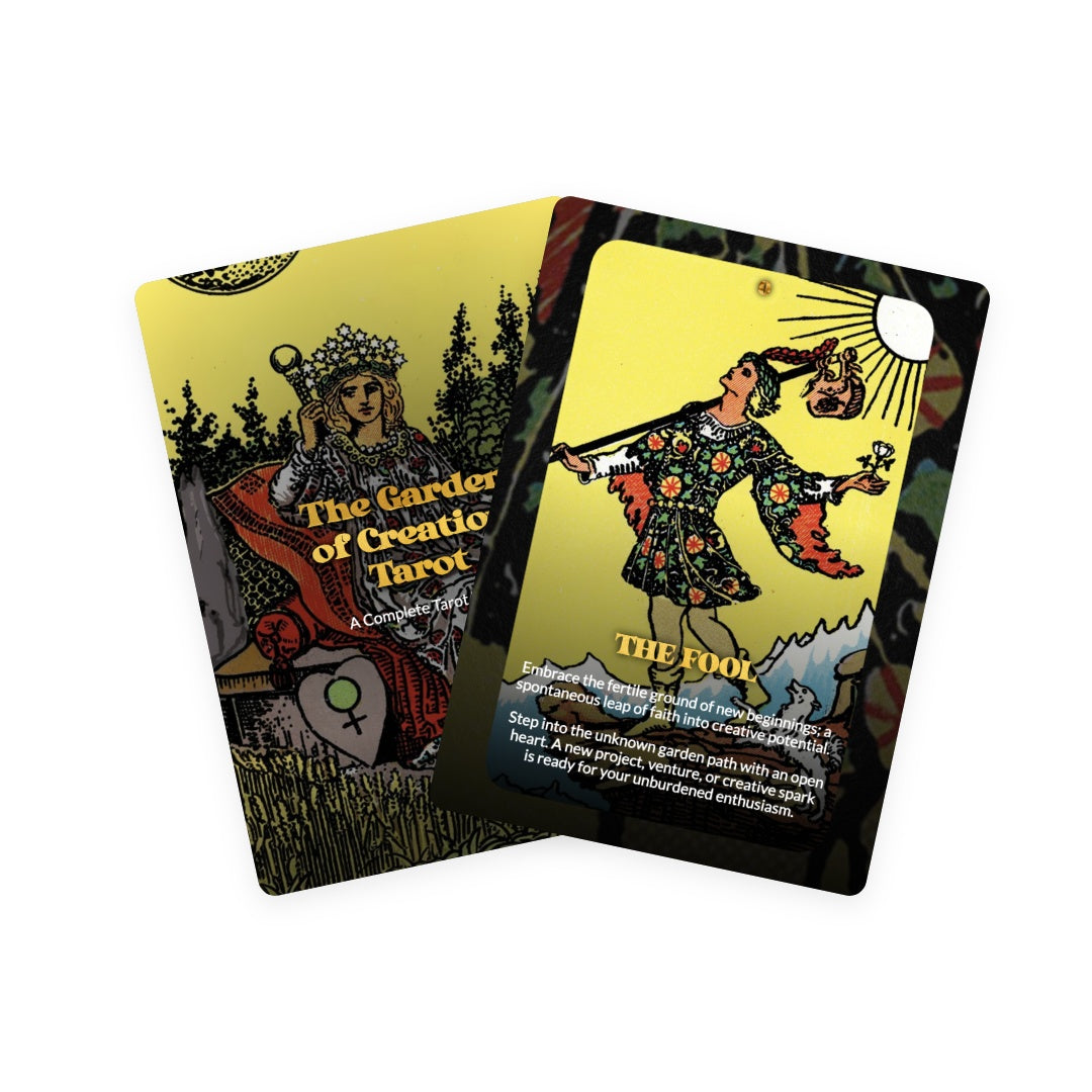 The Garden Of Creation Tarot - 78 Cards