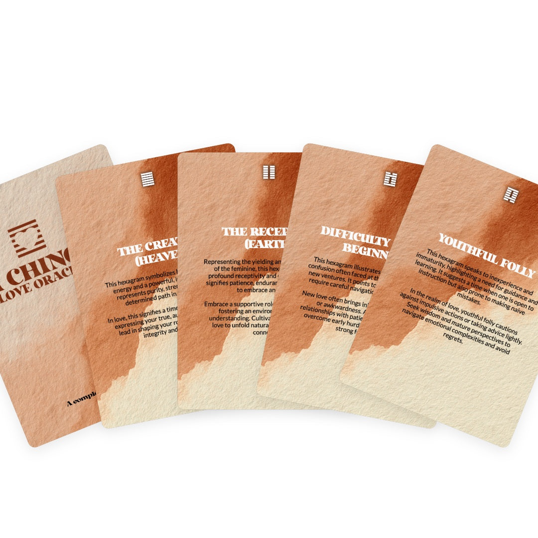 I Ching Love Oracle - A Complete 78 cards set