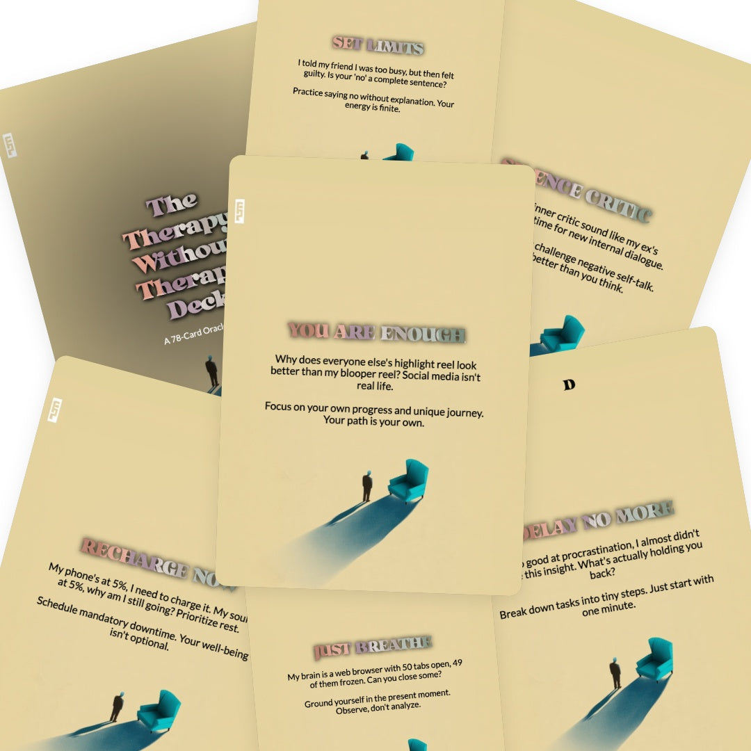 The Therapy Without Therapy Oracle Deck - 78 Oracle cards