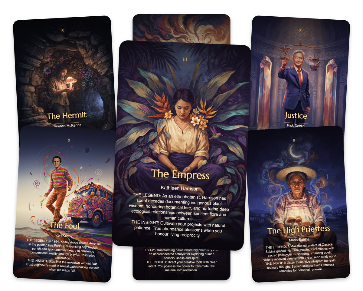 Psychedelic Legends Tarot — arrangement 4