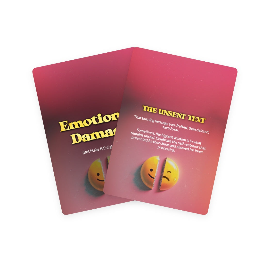 Emotional Damage - But Make it Enlightened - 78 Oracle Cards