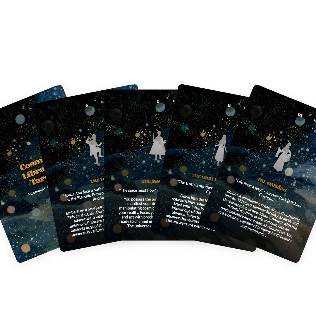 Cosmic Library Tarot - 78 Cards