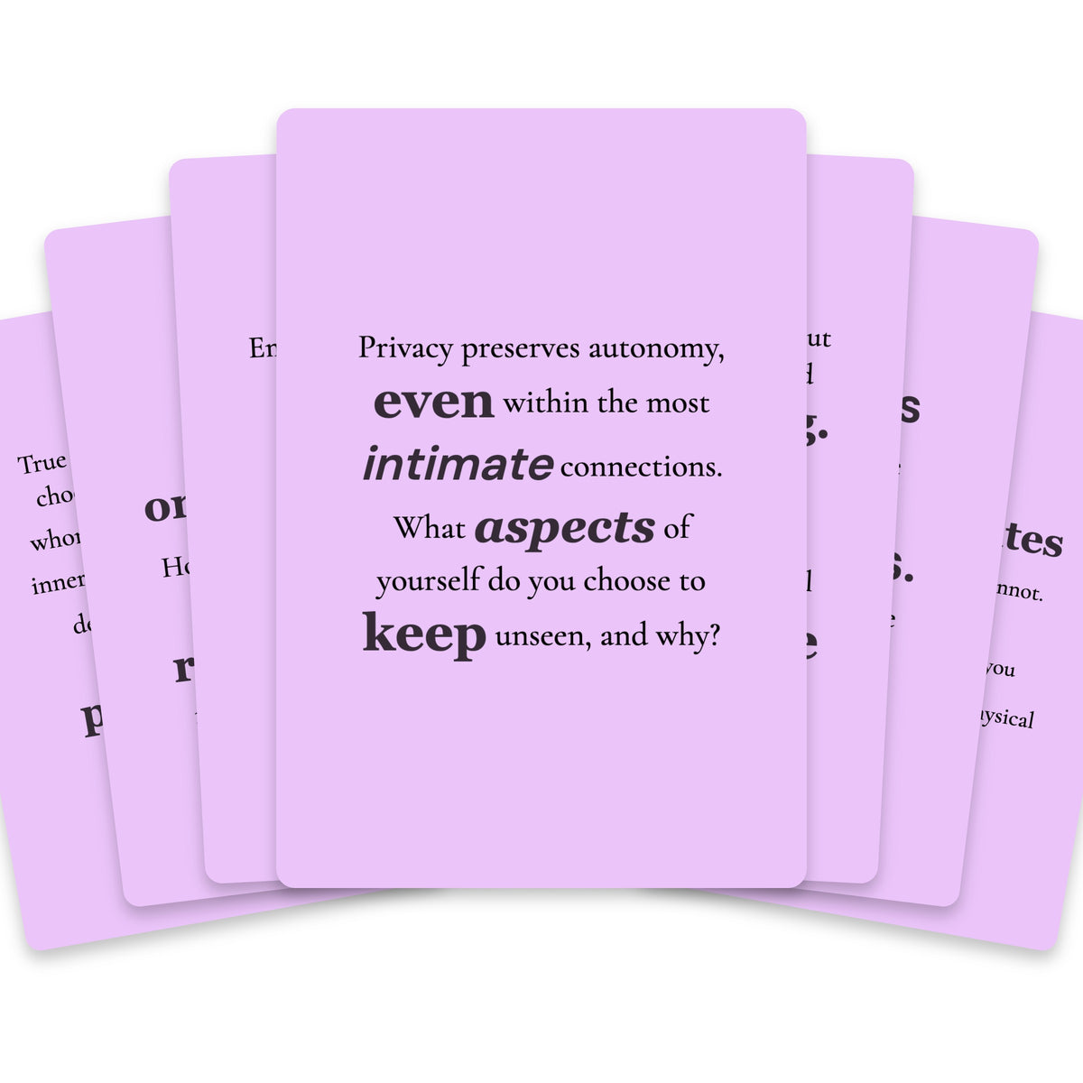 78 Questions About Intimacy Oracle — arrangement 2