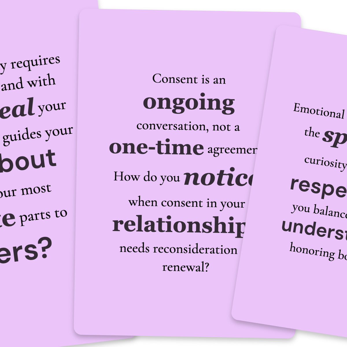 78 Questions About Intimacy Oracle — arrangement 4