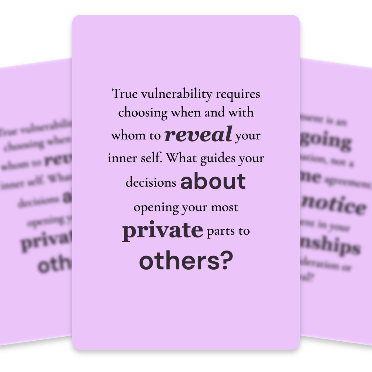 78 Questions About Intimacy Oracle — arrangement 5